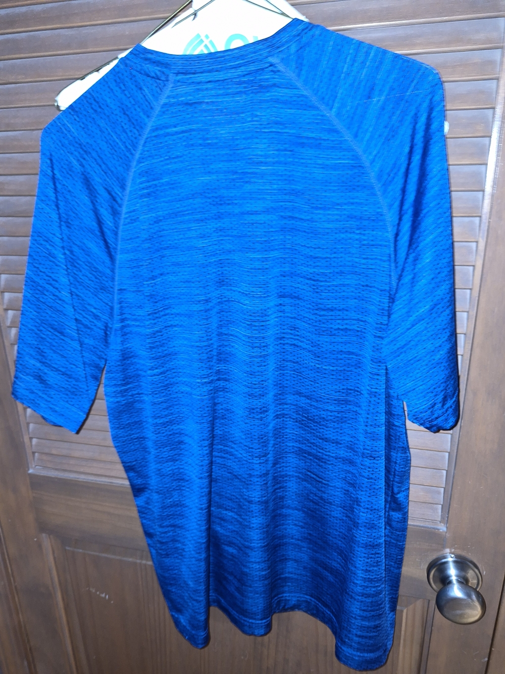 Reebok Men's Electric Blue Short-Sleeve Performance Tee
